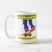 San Francisco, USA Skate Kaffeetasse (Links)