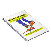 San Francisco, USA Skate Notizblock (Rechte Seite)