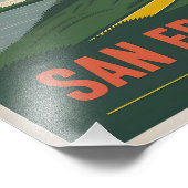 San Francisco USA Vintag Fotodruck (Ecke)