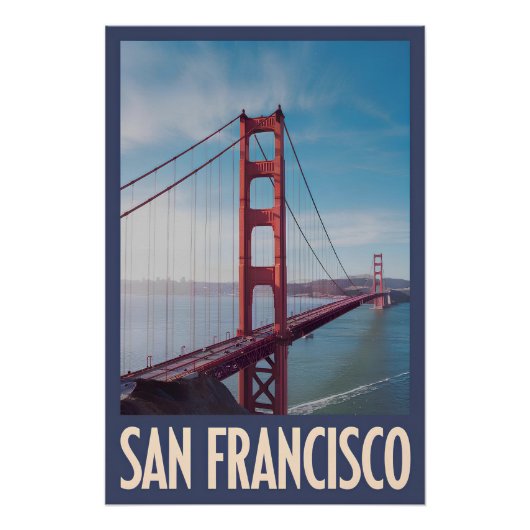 San Francisco USA Vintag Poster (Vorderseite)