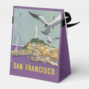 San Francisco USA Vintage Reisegeschenk Schachtel Geschenkschachtel