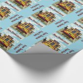 San Francisco USA Vintage Travel Packpapier (Ecke)