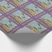 San Francisco USA Vintage Travel Packpapier (Ecke)