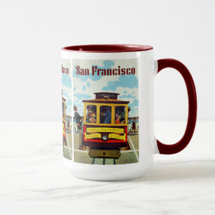 San Francisco USA Vintage Travel Tasse