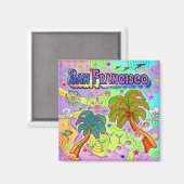 San Francisco Vacation Target Magnet (Vorderseite/Rückseite)