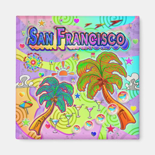 San Francisco Vacation Target Magnet (Vorne)