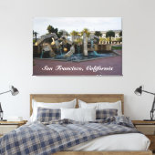 San Francisco Vaillancourt Fountain #2 Leinwand (Insitu (Schlafzimmer))