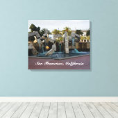 San Francisco Vaillancourt Fountain #2 Leinwand (Insitu (Holzboden))