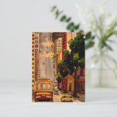 San Francisco Van Ness Cable Car Postkarte (Stehend Vorderseite)