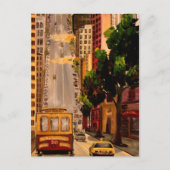 San Francisco Van Ness Cable Car Postkarte (Vorderseite)