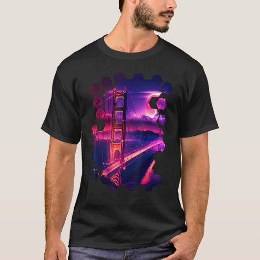 San Francisco Vaporwave Aesthetic Retro Style I Lo T-Shirt (Vorderseite)