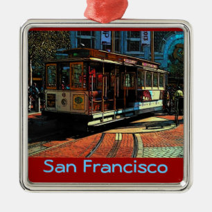 San Francisco Verzierung Silbernes Ornament