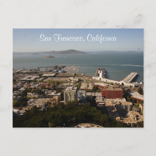 San Francisco View #1 Postkarte (Vorderseite)