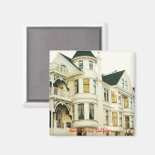 San Francisco Viktorianisch House Magnet (Vorderseite/Rückseite)