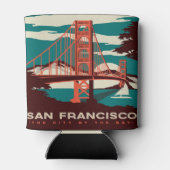 San Francisco Vintag Style Golden Gate Bridge Dosenkühler (Rückseite)