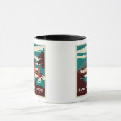 San Francisco Vintag Style Golden Gate Bridge  Tasse (Zentrum)