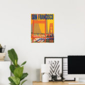 San Francisco Vintage Poster (Heimbüro)