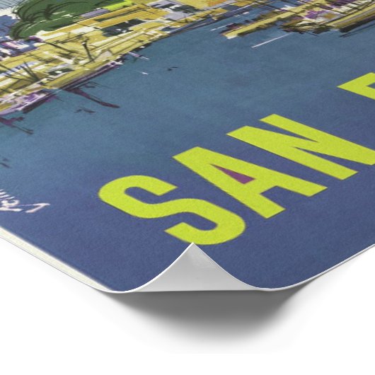 San Francisco Vintage Poster (Ecke)