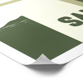 San Francisco Vintage Reiseplakat Poster (Ecke)