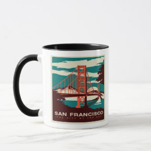 San Francisco Vintage Stil Golden Gate Bridge Tasse