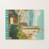 San Francisco Vintage Travel Poster Puzzle (Horizontal)