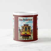 San Francisco Vintage Travel Poster Tasse (Vorderseite)