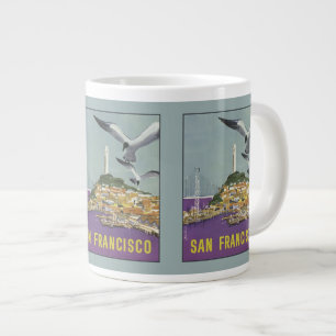 San Francisco Vintage Travel Poster Tasse