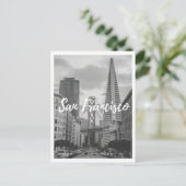 San Francisco Vintage Travel Postkarte (Stehend Vorderseite)