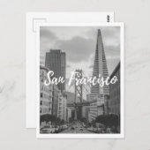 San Francisco Vintage Travel Postkarte (Vorne/Hinten)