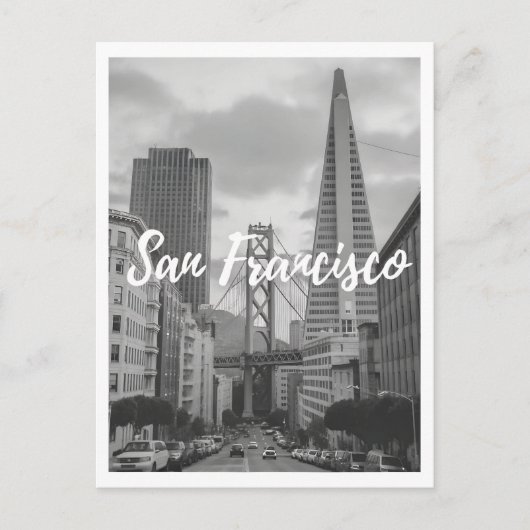 San Francisco Vintage Travel Postkarte (Vorderseite)