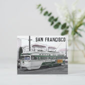 San Francisco Vintages Foto Postkarte (Stehend Vorderseite)