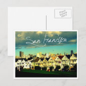 San Francisco Vintages Foto Postkarte (Vorne/Hinten)