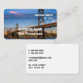 San Francisco Visitenkarte (Vorne/Hinten)