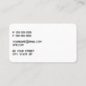 San Francisco Visitenkarte (Rückseite)