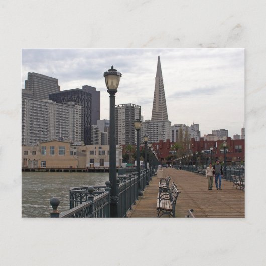 San Francisco von Pier 39 Postkarte (Vorderseite)
