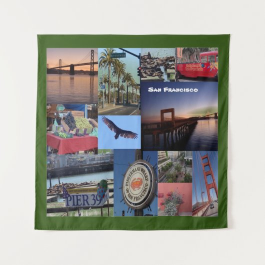 San Francisco Wandteppich (Vorderseite)