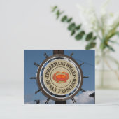 San Francisco Warf Postkarte (Stehend Vorderseite)