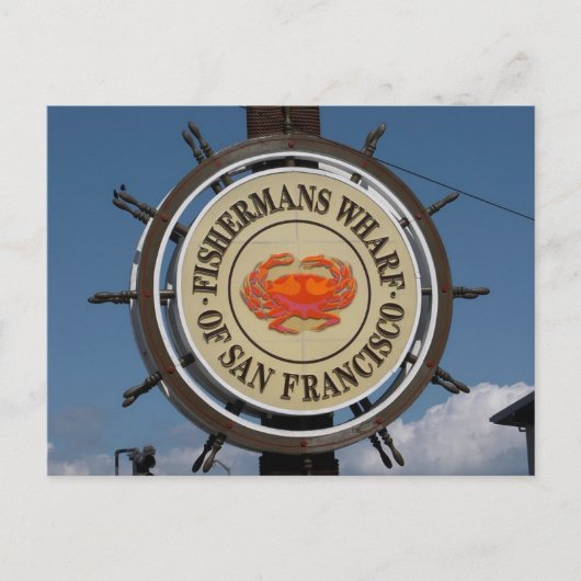 San Francisco Warf Postkarte (Vorderseite)