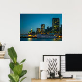 San Francisco Waterfront Poster | Stadtlichter (Heimbüro)