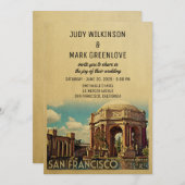 San Francisco Wedding Invitation Palace Fine Arts Einladung (Vorne/Hinten)