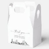 San Francisco Wedding Personalisiert Favor Box Geschenkschachtel (Geöffnet)