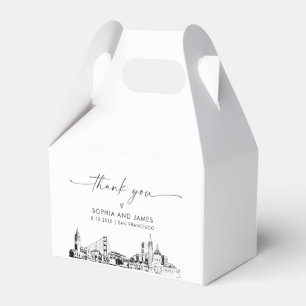 San Francisco Wedding Personalisiert Favor Box Geschenkschachtel