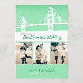 San Francisco Wedding Rett-the-date Save The Date