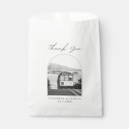 San Francisco Wedding Trolley Foto Danke Geschenktütchen