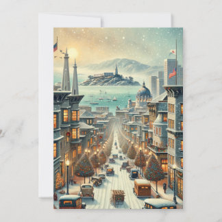 San Francisco Weihnachtseleganz - Karte