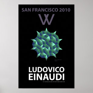 San Francisco Welcome Ludovico Einaudi Poster