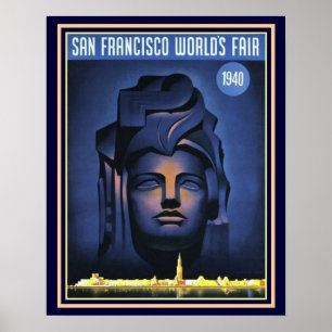 San Francisco World's Fair 1940 Print -16 x 20 Poster