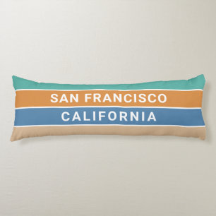 San Francisco / YOUR TEXT Seitenschläferkissen