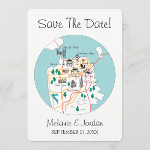 San Francisco Zielort - Save The Date