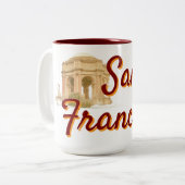 San Francisco Zweifarbige Tasse (Vorderseite Links)